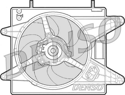 Denso DER09003 - Вентилятор, охолодження двигуна autocars.com.ua