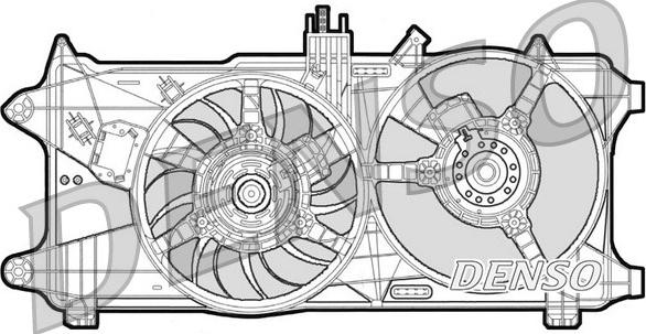 Denso DER09026 - Вентилятор, охолодження двигуна autocars.com.ua