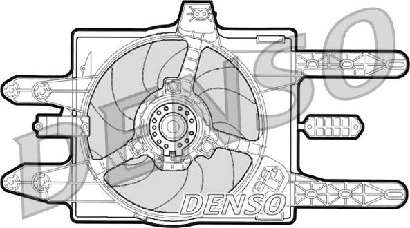 Denso DER09031 - Вентилятор, охолодження двигуна autocars.com.ua