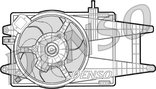 Denso DER09040 - Вентилятор, охолодження двигуна autocars.com.ua