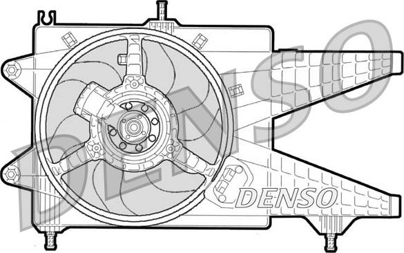Denso DER09041 - Вентилятор, охолодження двигуна autocars.com.ua
