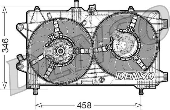 Denso DER09044 - Вентилятор, охолодження двигуна autocars.com.ua