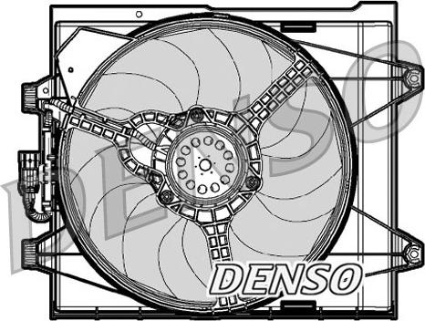 Denso DER09046 - Вентилятор, охлаждение двигателя avtokuzovplus.com.ua
