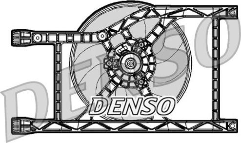 Denso DER09047 - Вентилятор, охолодження двигуна autocars.com.ua