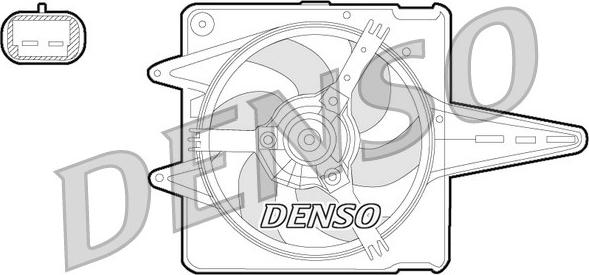 Denso DER09056 - Вентилятор, охлаждение двигателя avtokuzovplus.com.ua