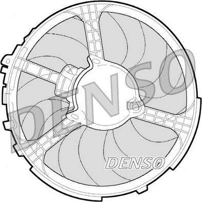 Denso DER09062 - Вентилятор, охолодження двигуна autocars.com.ua