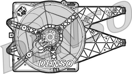 Denso DER09065 - Вентилятор, охолодження двигуна autocars.com.ua