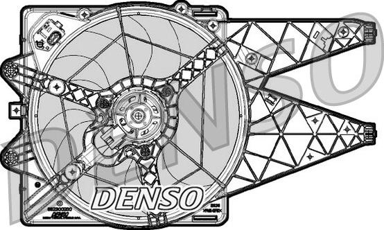 Denso DER09066 - Вентилятор, охлаждение двигателя autodnr.net