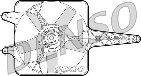 Denso DER09071 - Вентилятор, охолодження двигуна autocars.com.ua
