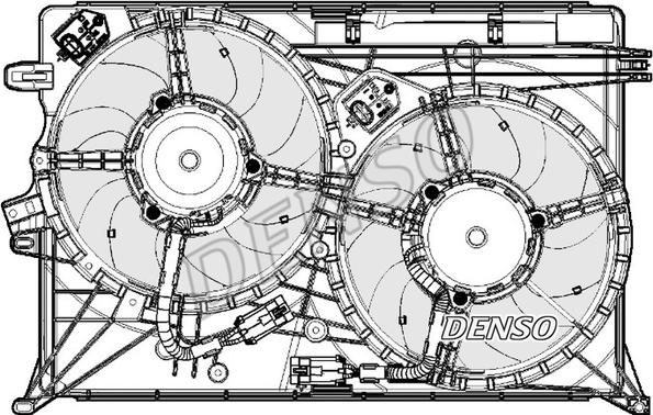 Denso DER09075 - Вентилятор, охолодження двигуна autocars.com.ua