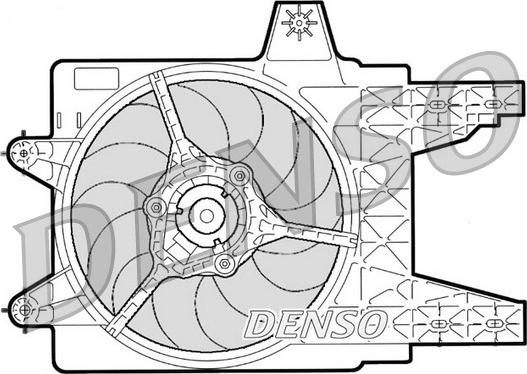 Denso DER09079 - Вентилятор, охолодження двигуна autocars.com.ua