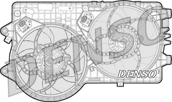 Denso DER09093 - Вентилятор, охлаждение двигателя autodnr.net
