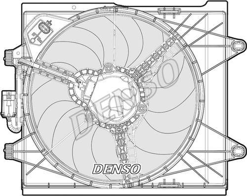 Denso DER09096 - Вентилятор, охолодження двигуна autocars.com.ua