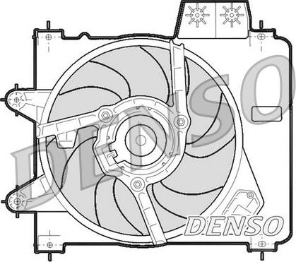 Denso DER09244 - Вентилятор, охолодження двигуна autocars.com.ua