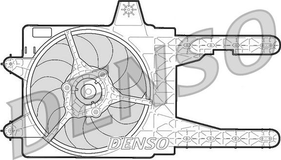 Denso DER09245 - Вентилятор, охолодження двигуна autocars.com.ua