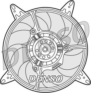 Denso DER09290 - Вентилятор, охолодження двигуна autocars.com.ua