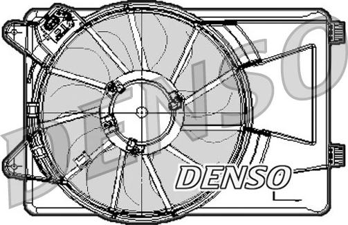 Denso DER09301 - Вентилятор, охолодження двигуна autocars.com.ua
