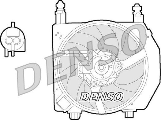 Denso DER10006 - Вентилятор, охлаждение двигателя autodnr.net