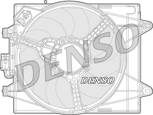 Denso DER13005 - Вентилятор, охлаждение двигателя avtokuzovplus.com.ua