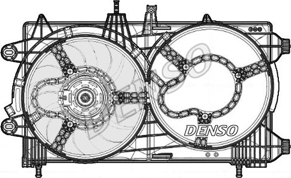 Denso DER13012 - Вентилятор, охолодження двигуна autocars.com.ua