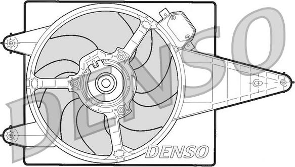 Denso DER13204 - Вентилятор, охолодження двигуна autocars.com.ua