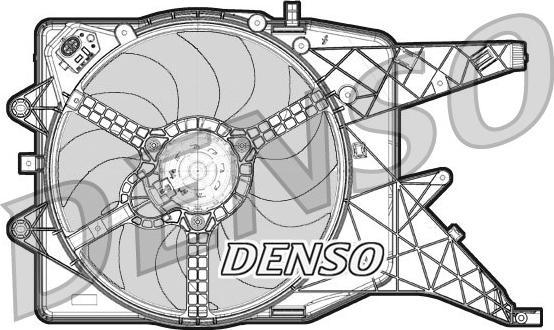 Denso DER20010 - Вентилятор, охлаждение двигателя avtokuzovplus.com.ua