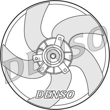 Denso DER21011 - Вентилятор, охлаждение двигателя avtokuzovplus.com.ua