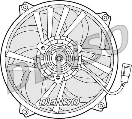 Denso DER21015 - Вентилятор, охлаждение двигателя autodnr.net