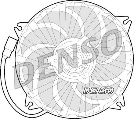 Denso DER21017 - Вентилятор, охлаждение двигателя autodnr.net