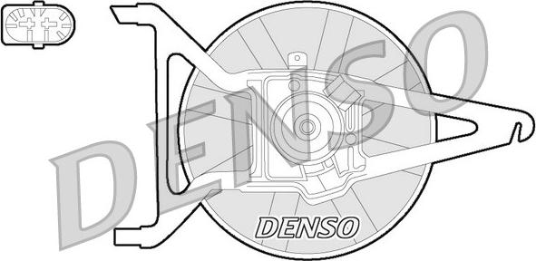 Denso DER21020 - Вентилятор, охлаждение двигателя autodnr.net