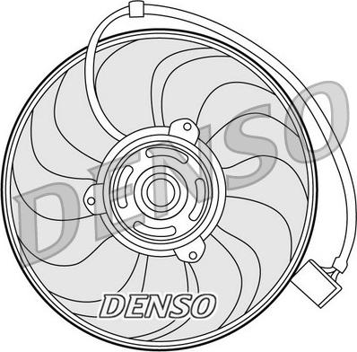 Denso DER27001 - Вентилятор, охлаждение двигателя avtokuzovplus.com.ua