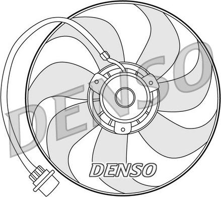 Denso DER32001 - Вентилятор, охлаждение двигателя autodnr.net