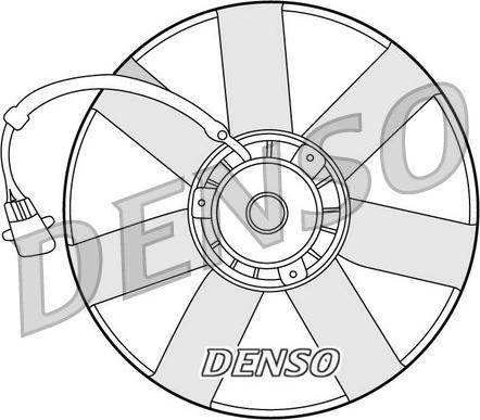 Denso DER32002 - Вентилятор, охлаждение двигателя autodnr.net