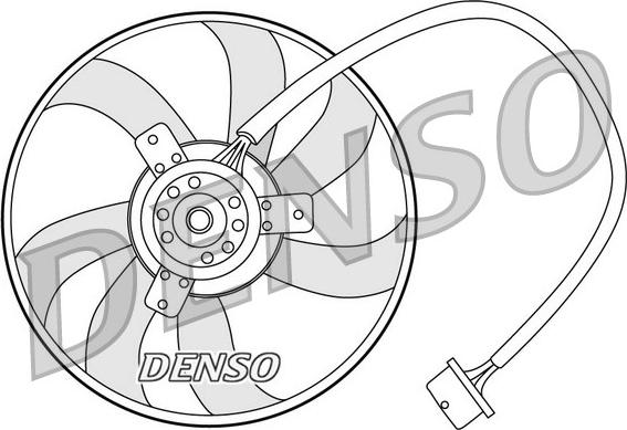 Denso DER32003 - Вентилятор, охлаждение двигателя autodnr.net