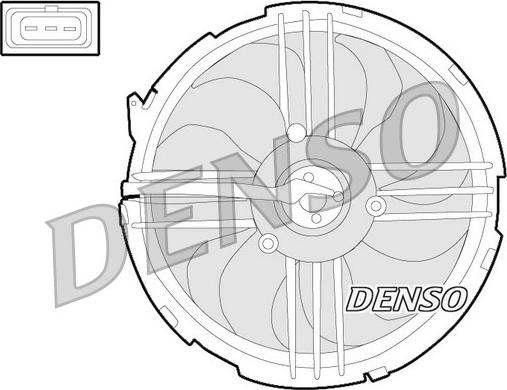 Denso DER32009 - Вентилятор, охолодження двигуна autocars.com.ua