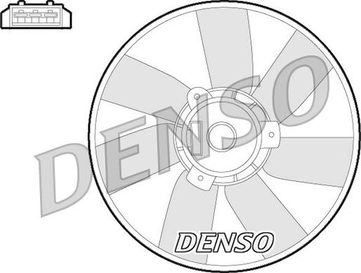 Denso DER32013 - Вентилятор, охлаждение двигателя autodnr.net