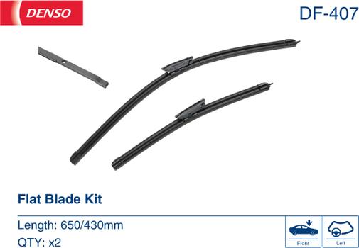 Denso DF-407 - Щітка склоочисника autocars.com.ua