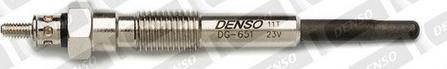 Denso DG-651 - Свічка розжарювання autocars.com.ua
