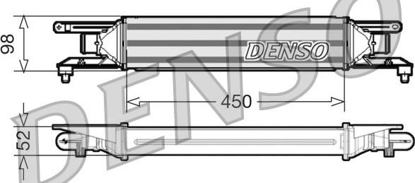 Denso DIT01001 - Интеркулер autocars.com.ua
