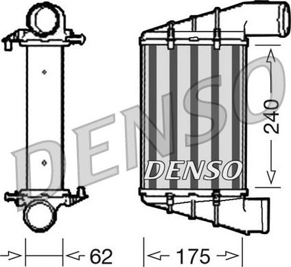 Denso DIT02001 - Интеркулер autocars.com.ua