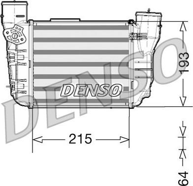 Denso DIT02020 - Интеркулер autocars.com.ua