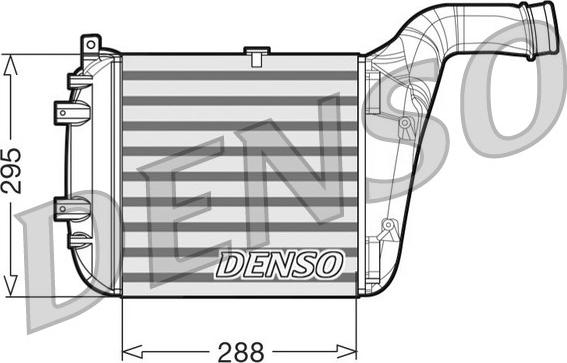 Denso DIT02030 - Интеркулер autocars.com.ua