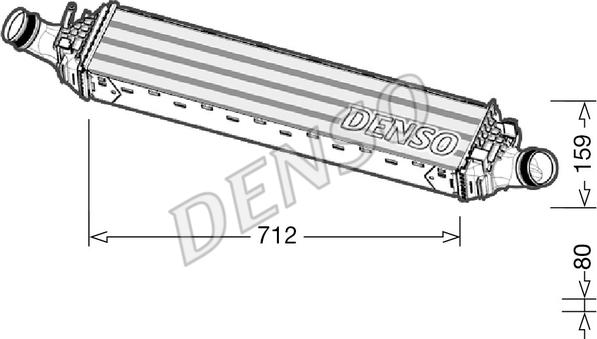 Denso DIT02038 - Интеркулер autocars.com.ua