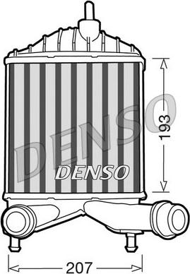 Denso DIT09101 - Интеркулер, теплообменник турбины autodnr.net