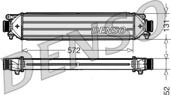 Denso DIT09109 - Интеркулер autocars.com.ua