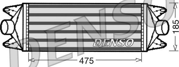 Denso DIT12001 - Интеркулер autocars.com.ua