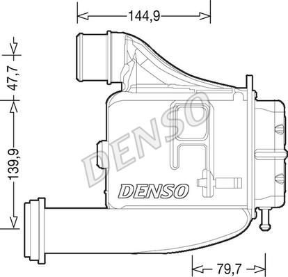 Denso DIT12006 - Интеркулер autocars.com.ua