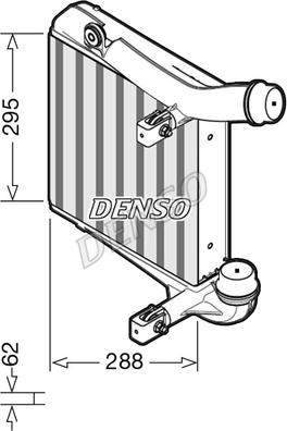 Denso DIT28013 - Интеркулер autocars.com.ua