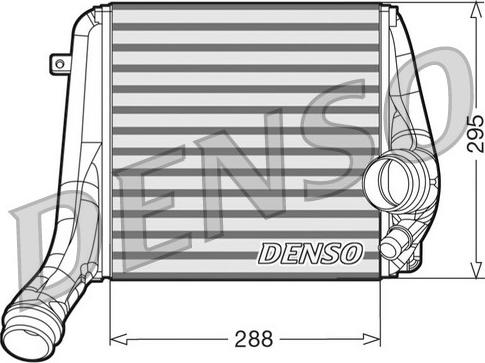 Denso DIT28018 - Интеркулер autocars.com.ua