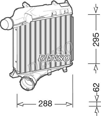 Denso DIT28021 - Интеркулер autocars.com.ua